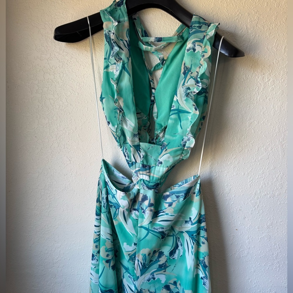 Floral Cutout Romper
